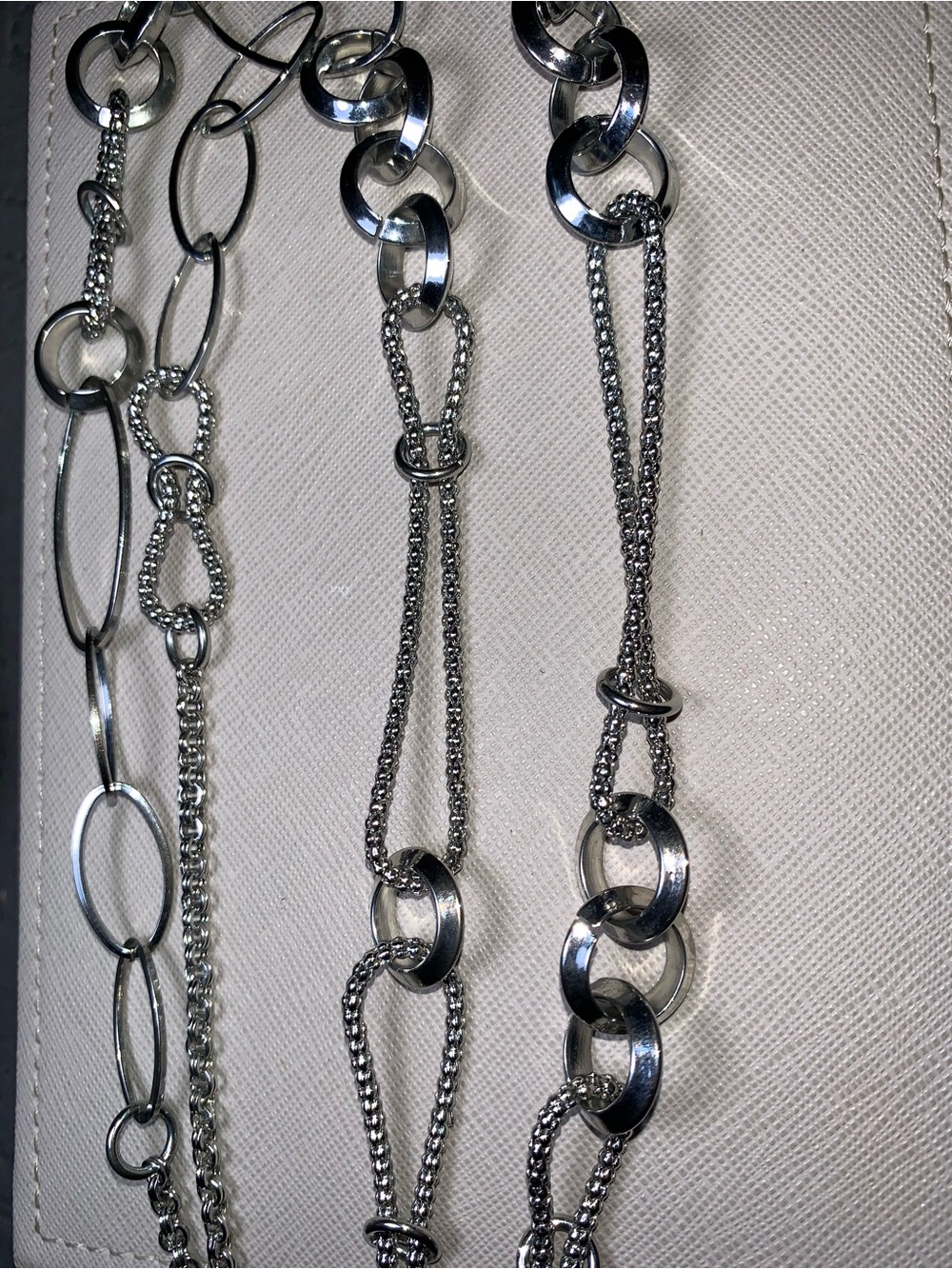 Park lane silver necklace